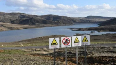 Yozgat’ın Sarıkaya ilçesi Karayakup beldesindeki Yahyasaray Barajı’nda su seviyesi hızla