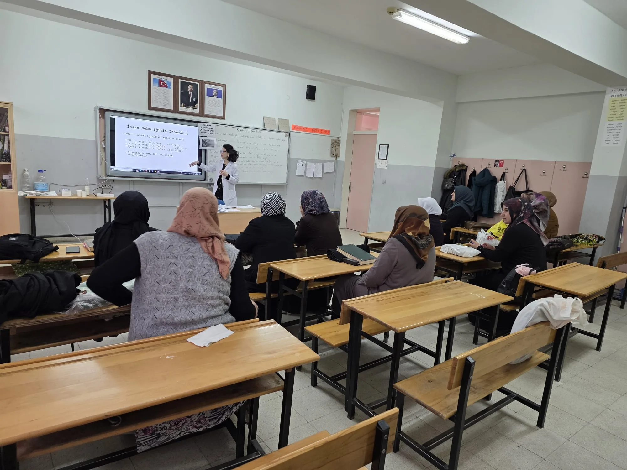 Yerköy İlçe Sağlık Müdürlüğü tarafından yürütülen Çocuk, Ergen, Kadın ve