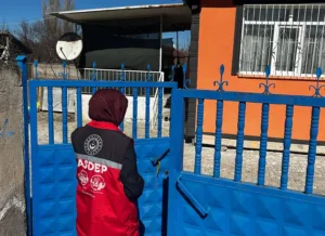 Yerköy Sosyal Hizmet Merkezi Müdürlüğü ekipleri, ASDEP kapsamında gerçekleştirdikleri hane