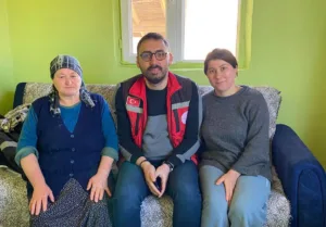 Yozgat’ta Sosyal Hizmetler ekipleri, SED hizmetinden yararlanan aileleri ziyaret ederek