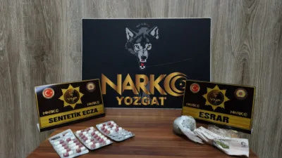 Yerköy ilçemizde narkotik ekiplerinin gerçekleştirdiği operasyonda, şüpheli bir araçta ve