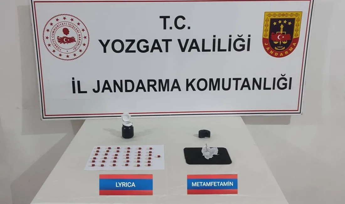 Yozgat’ın Yerköy ilçesinde jandarma ekipleri tarafından düzenlenen operasyonda uyuşturucu madde