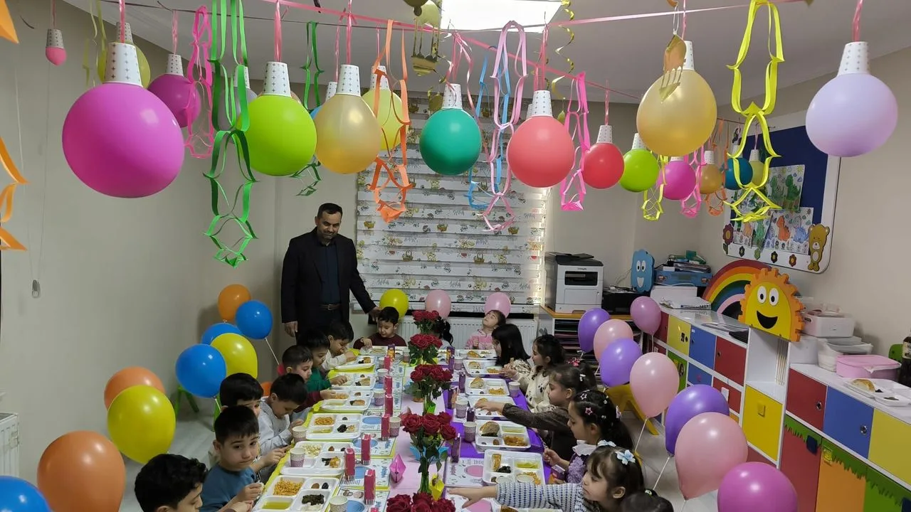 Yerköy İlçe Müftülüğü'ne bağlı Gültepe 4-6 Yaş Kur'an Kursu'nda, çocukları