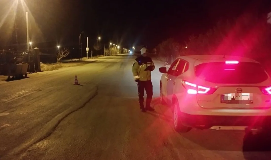 Yozgat İl Jandarma Komutanlığı, Sarıkaya ilçesinde sürücülere yönelik trafik denetimi