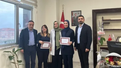 Yerköy Devlet Hastanesi’nde görev yapan tıbbi sekreterler, özverili çalışmaları nedeniyle