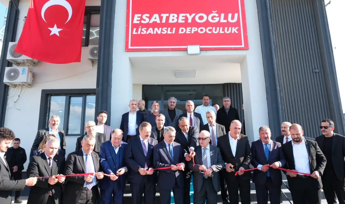 Yozgat’ın Yerköy ilçesinde Esatbeyoğlu Lisanslı Depoculuk Tesisi düzenlenen törenle hizmete