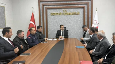 Çiçekdağı’nda 2026 yılının ilk İdari Şube Başkanları Toplantısı, Kaymakam Durdu