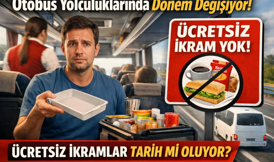 Artan maliyetler nedeniyle birçok otobüs firması, ikram hizmetlerini azaltmayı planlıyor.