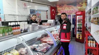 Yerköy Sosyal Hizmet Merkezi Müdürlüğü ekipleri, Şefaatli ilçesinde esnafla bir