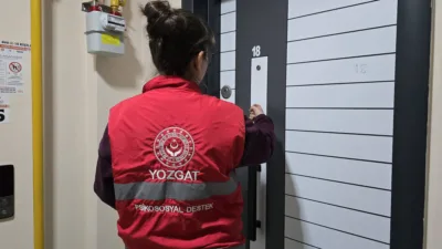 Yerköy Sosyal Hizmet Merkezi Müdürlüğü ekipleri, ASDEP çalışmaları kapsamında vatandaşların