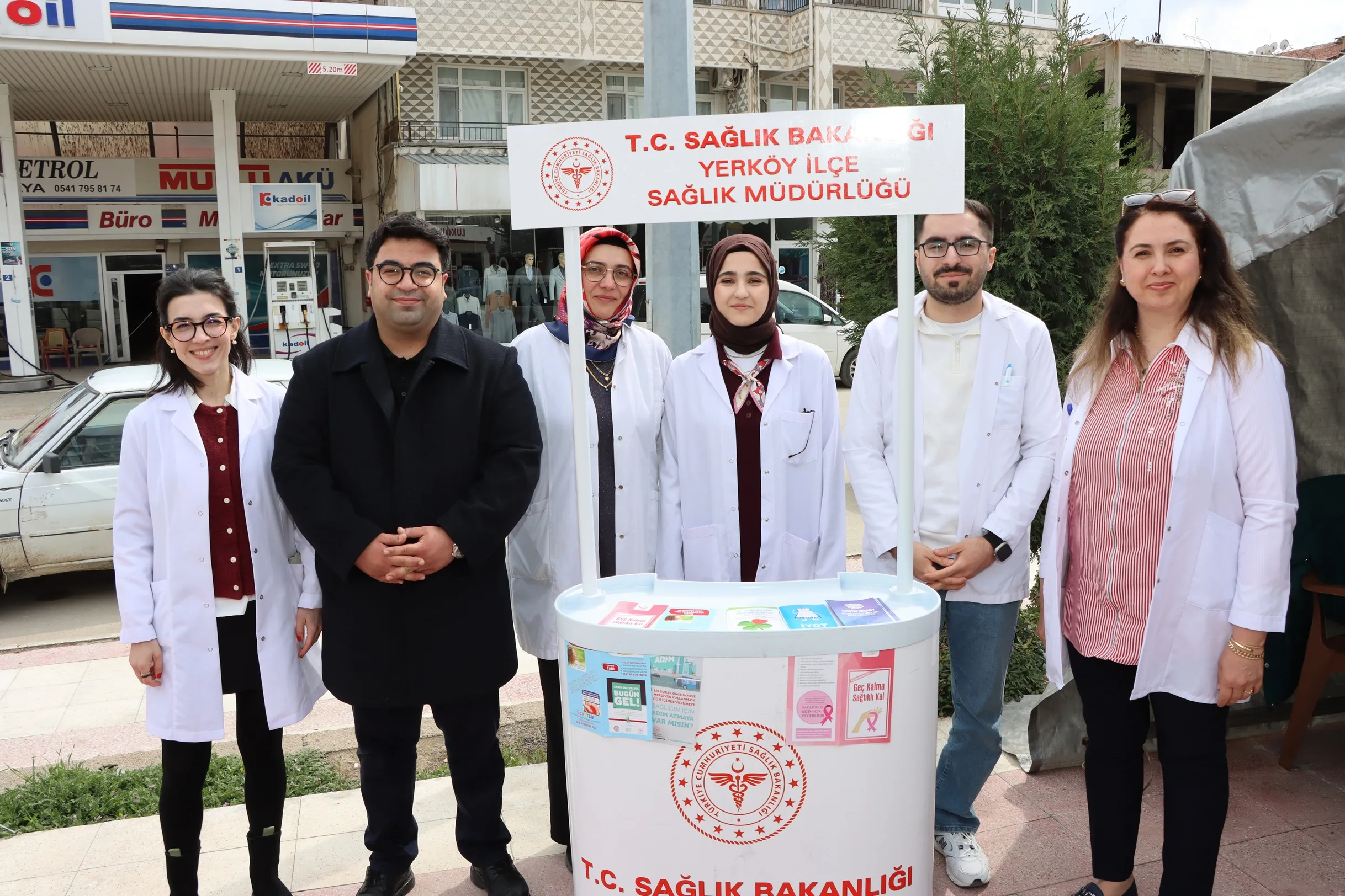 Yerköy İlçe Sağlık Müdürlüğü tarafından Dünya Sağlık Haftası kapsamında kurulan