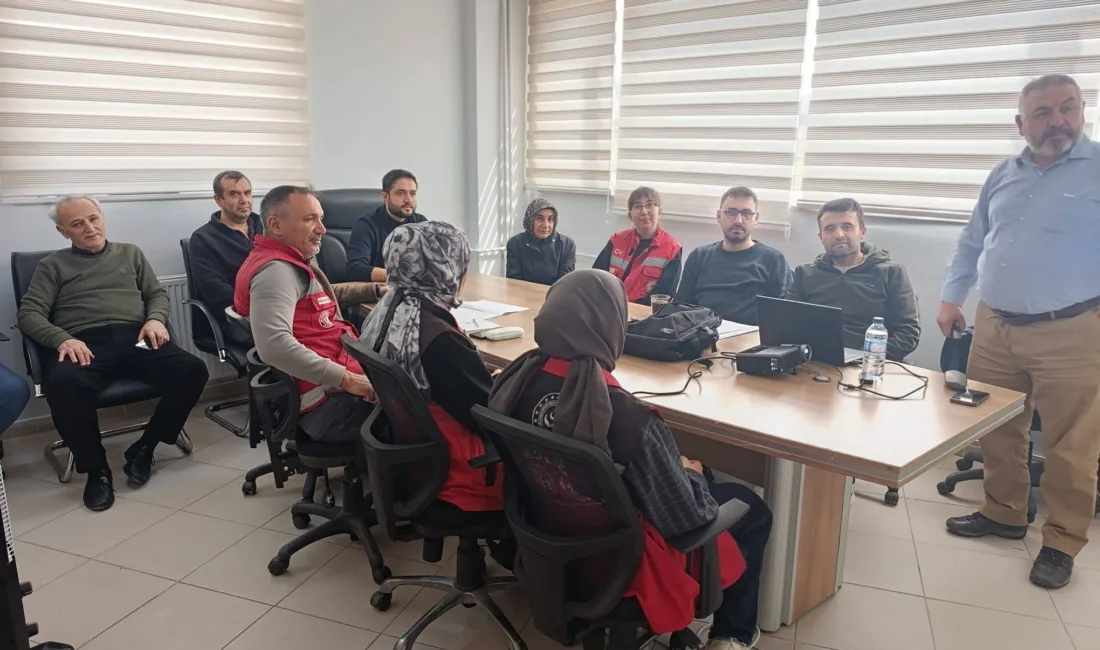 Yerköy Sosyal Hizmet Merkezi Müdürlüğü tarafından personele yönelik düzenlenen eğitimde