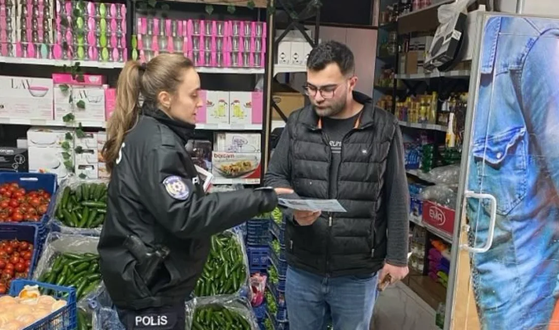 Yozgat'ın Şefaatli ilçesinde İlçe Emniyet Müdürlüğü tarafından esnaf ve vatandaşlara