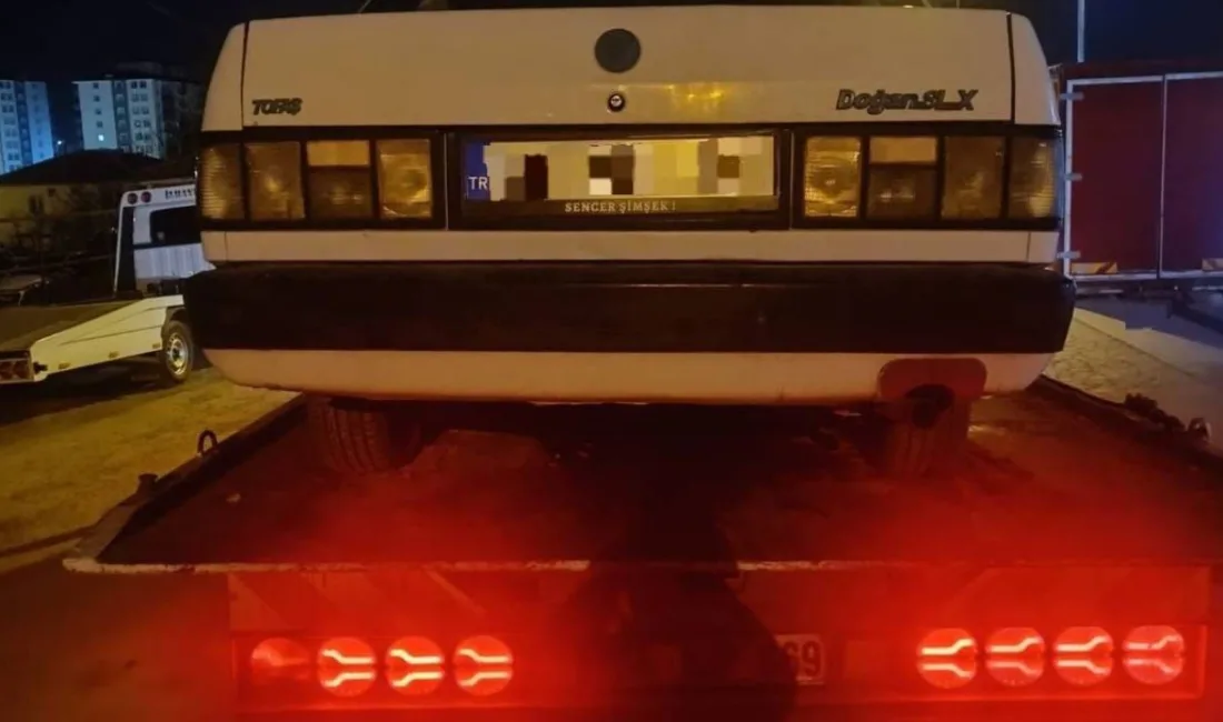 Yozgat İl Jandarma Komutanlığı, Sorgun ilçesinde modifiye egzozlu bir aracı