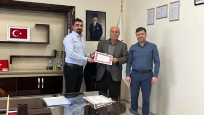 Yerköy Şehit Korgeneral Osman Erbaş Devlet Hastanesi'nde emekliye ayrılan Mehmet