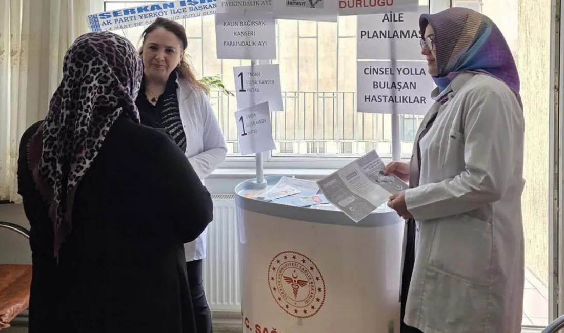 Yerköy İlçe Sağlık Müdürlüğü tarafından yürütülen Çocuk, Ergen, Kadın ve