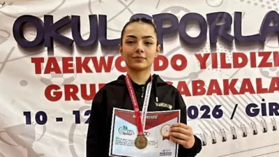 Yerköy ilçesinden Hira Nur Çıtak, Giresun'da düzenlenen Okullar Arası Yıldızlar