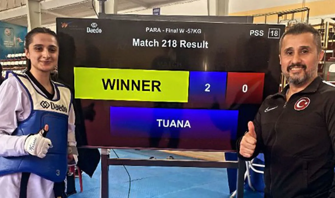 Yozgatlı parataekwondo sporcusu Tuana Çelik, Ankara'daki milli takım seçmelerini kazanarak