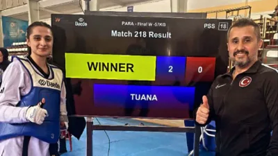 Yozgatlı parataekwondo sporcusu Tuana Çelik, Ankara'daki milli takım seçmelerini kazanarak