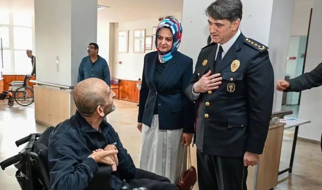 Yozgat'ta İl Emniyet Müdürü Necmettin Koç, huzurevi ve rehabilitasyon merkezini