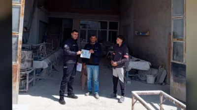 Yozgat'ın Şefaatli ilçesinde, esnaf ve çalışanlara trafik, siber suçlar ve