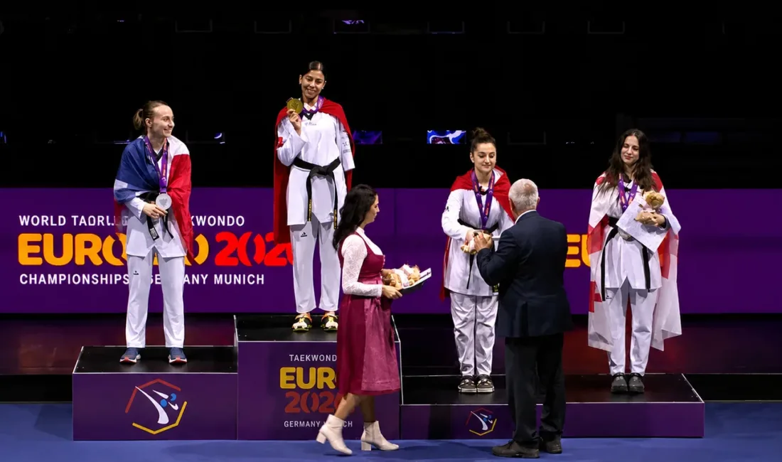 Yerköylü milli sporcu Tuana Çelik, Almanya’da düzenlenen Avrupa Para Taekwondo