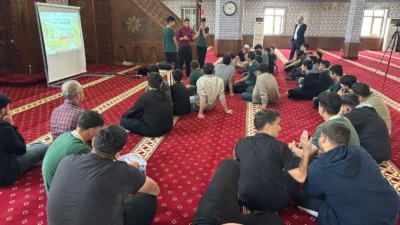 ÇEDES Projesi kapsamında Fen Lisesi öğrencileriyle gerçekleştirilen “Değerler Eğitimi” programında