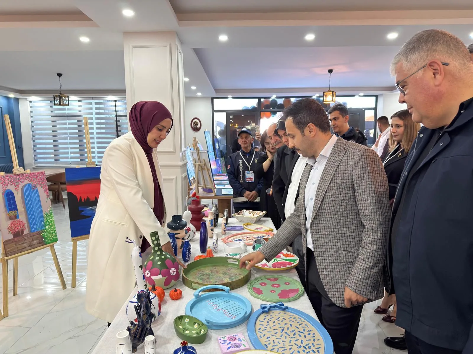 Çiçekdağı Kaymakamı Durdu Yavuz Öğüt ve Belediye Başkanı Hasan Hakanoğlu’nun