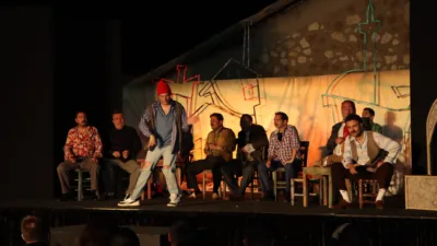 Yozgat’ın Yerköy ilçesinde düzenlenen “Vagon Sahne” etkinliği vatandaşlardan yoğun ilgi