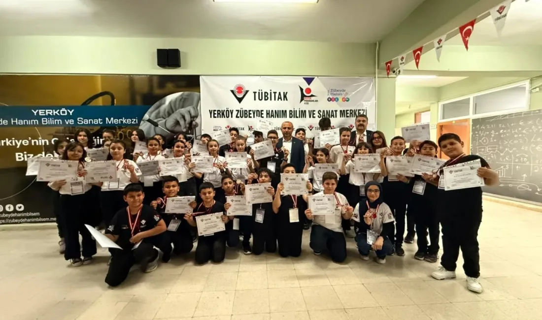 Yerköy Zübeyde Hanım Bilim ve Sanat Merkezi öğrencileri tarafından hazırlanan
