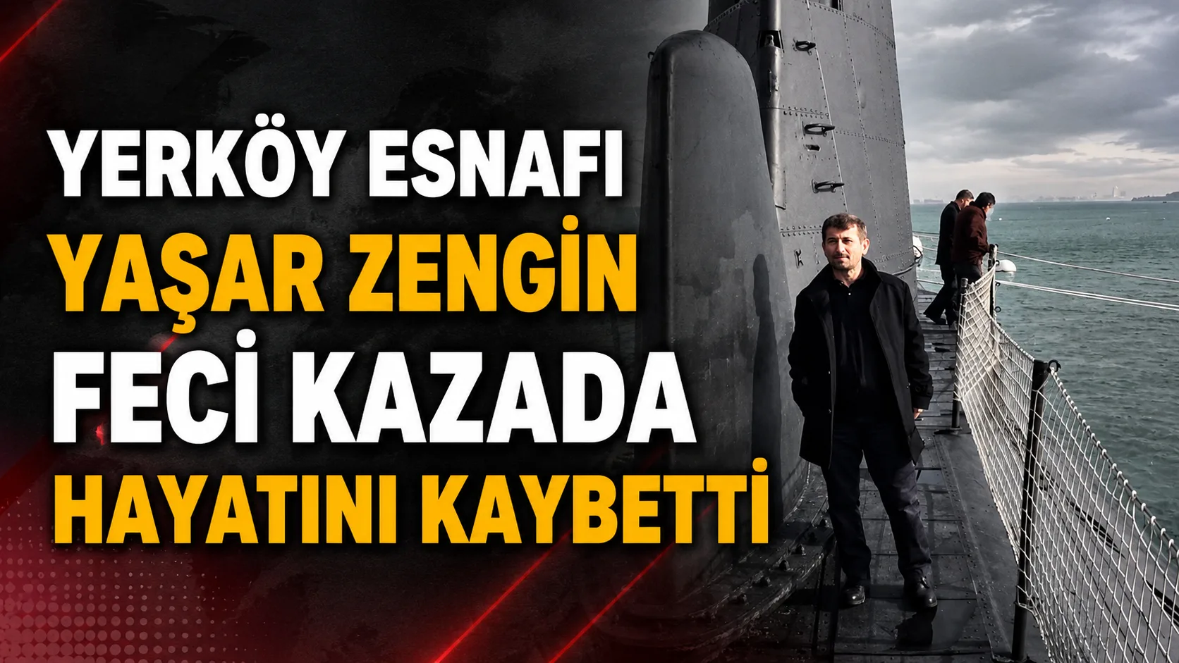Maddi Hasarlı Kaza İçin Yardıma Gitti, Yolun Karşısına Geçerken Otomobil