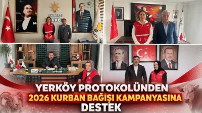 Yerköy’de belediye başkanları, siyasi parti temsilcileri ve kooperatif yöneticileri, Türk