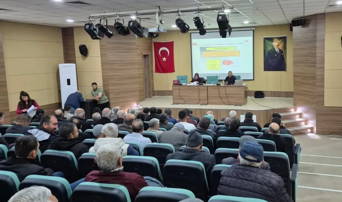 Yozgat'ın Yerköy ilçesinde, çiftçilere yönelik yeni bitki koruma ürünleri yönetmeliği