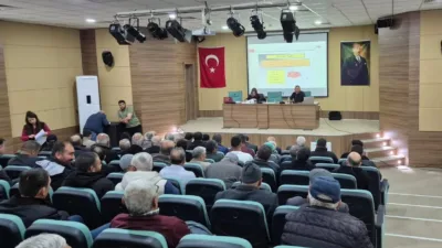 Yozgat'ın Yerköy ilçesinde, çiftçilere yönelik yeni bitki koruma ürünleri yönetmeliği