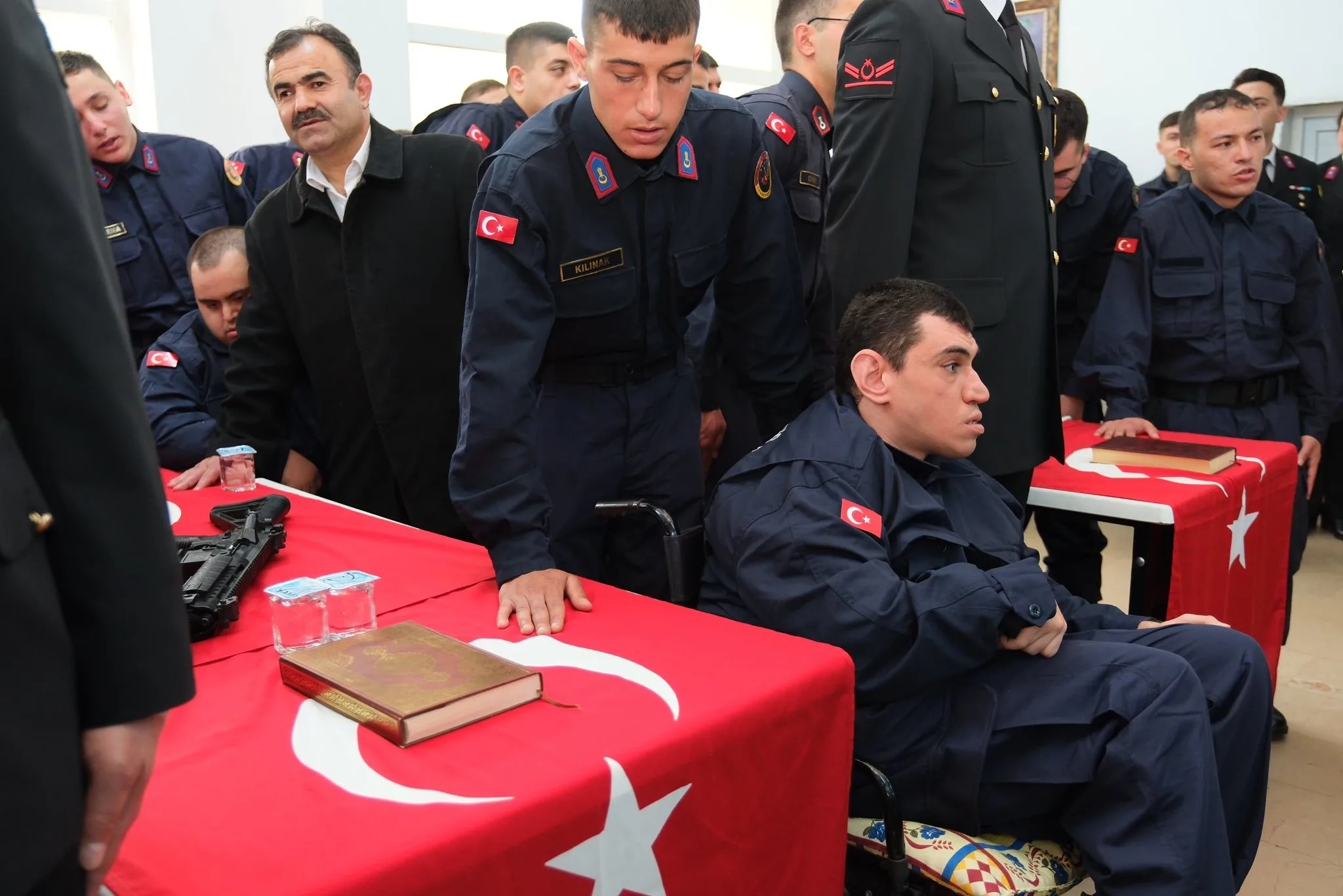 Yozgat'ta Engelli Bireylere Temsili Askerlik Töreni Düzenlendi