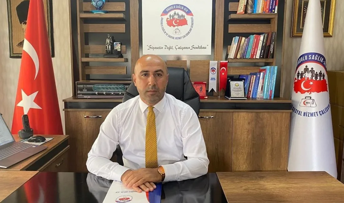 Anadolu Sağlık Sen Genel Başkanı Necip Taşkın, enflasyon verilerine dayanarak