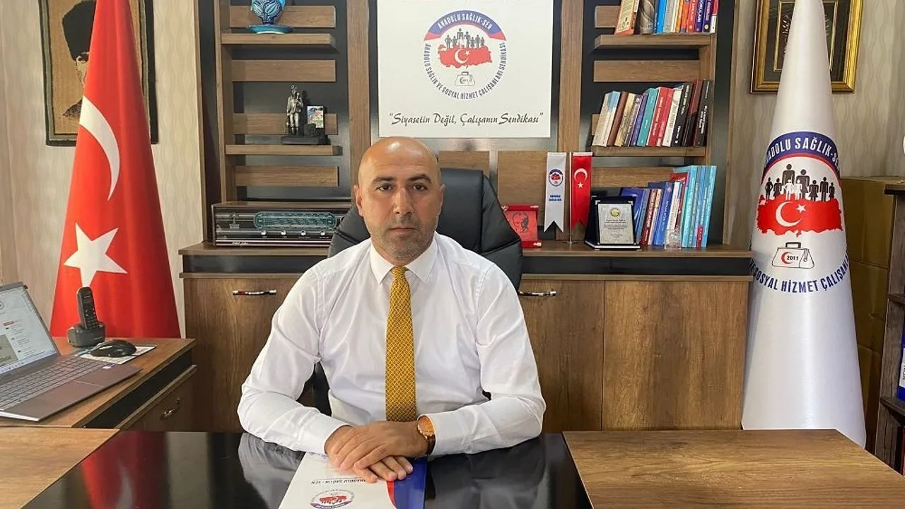 Anadolu Sağlık Sen Genel Başkanı Necip Taşkın, enflasyon verilerine dayanarak
