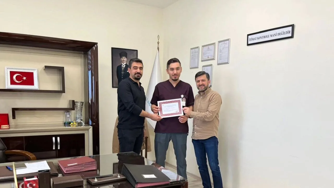 Yerköy Devlet Hastanesi'nde Temizlik Personeline Teşekkür Belgesi Verildi