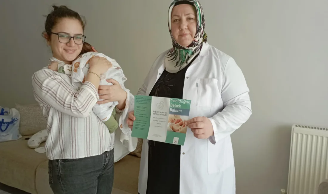 Yerköy İlçe Sağlık Müdürlüğü, doğum sonrası dönemdeki annelere yönelik ev