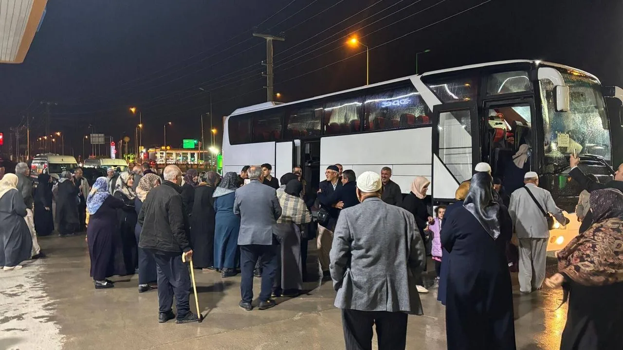 Yerköy'de Son Hac Kafilesi Uğurlandı