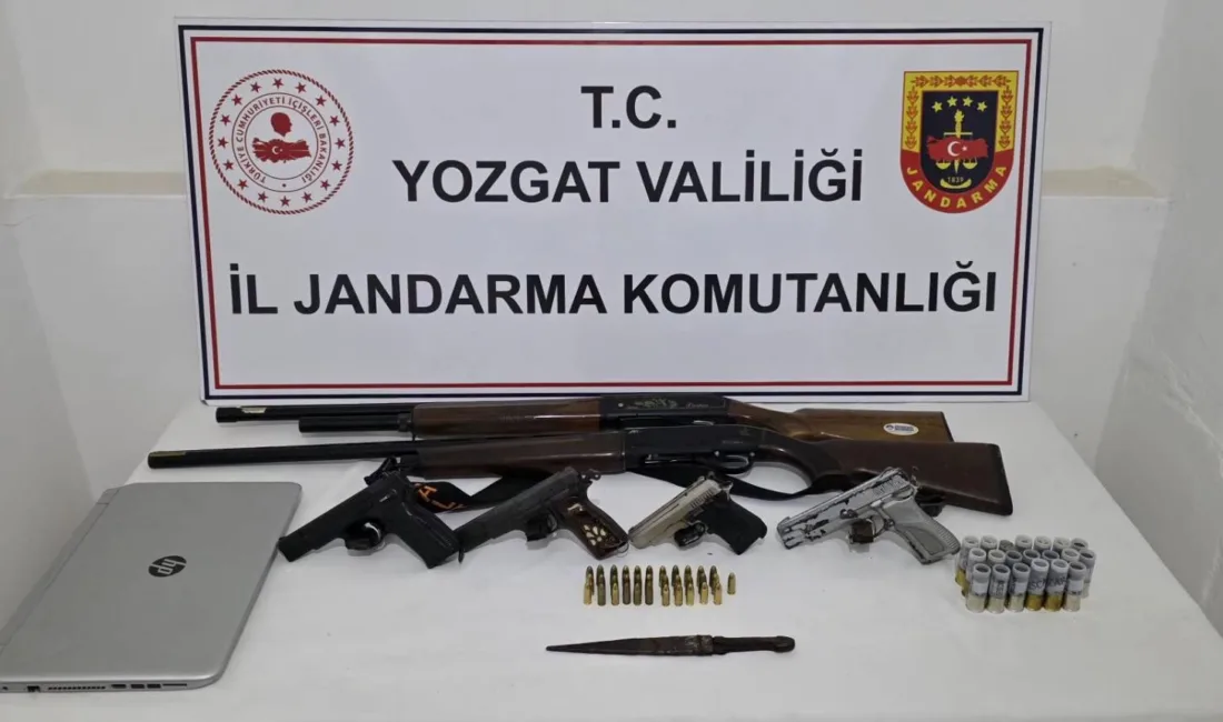 Yozgat Jandarma Komutanlığı, silah ticareti yaptığı tespit edilen şahıslara yönelik