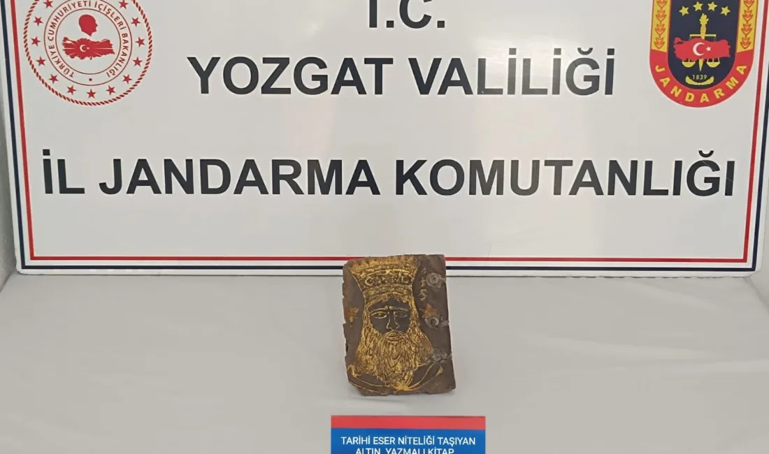 Yozgat İl Jandarma Komutanlığı, kültürel varlıkların korunmasına yönelik düzenlediği operasyonda,