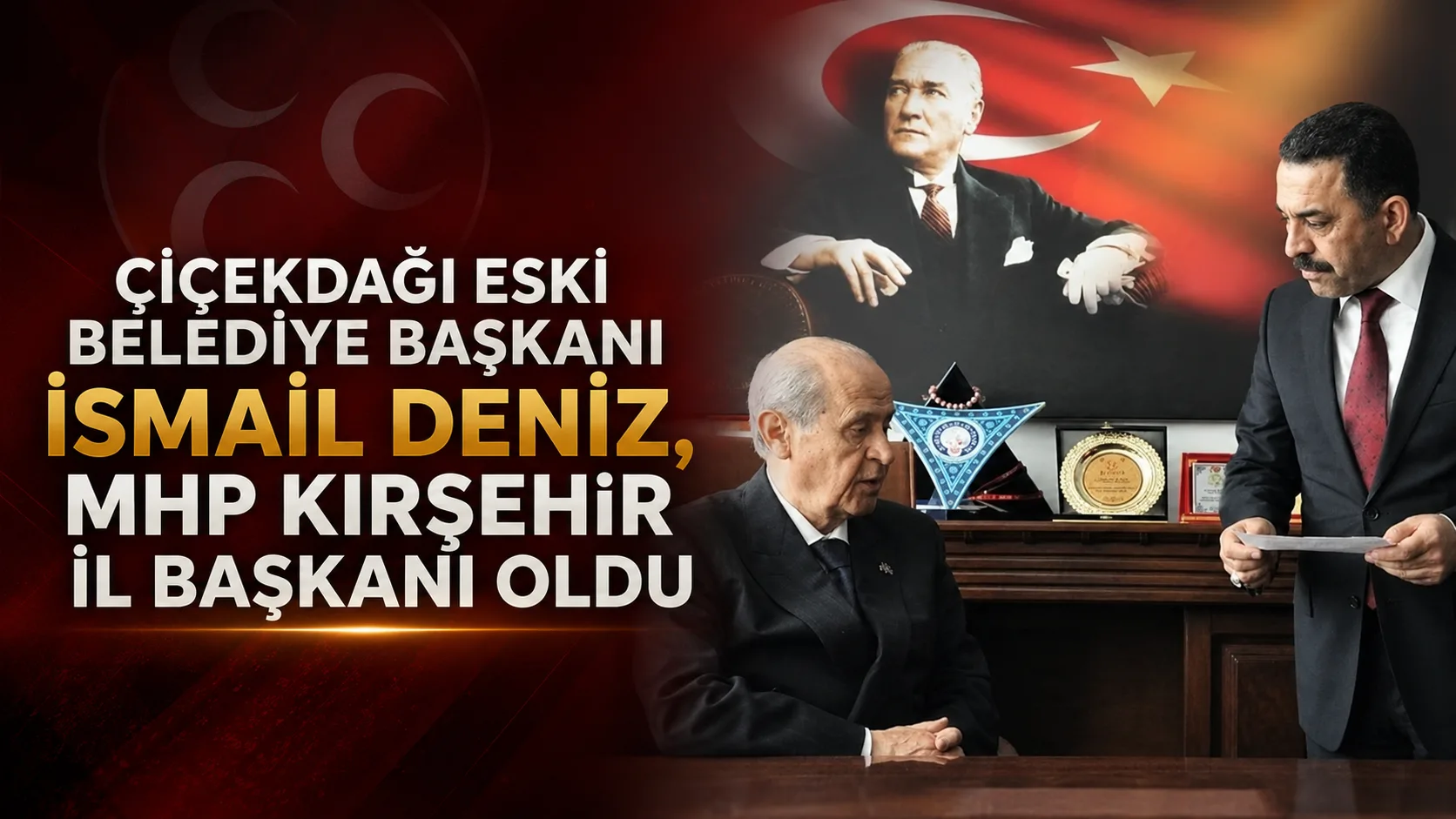 Milliyetçi Hareket Partisi (MHP) Kırşehir teşkilatında gerçekleşen görev değişikliği kapsamında,