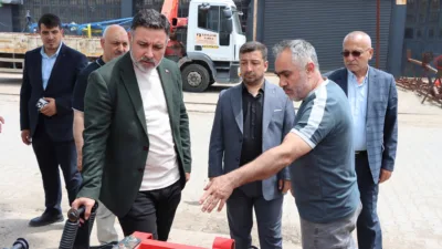 AK Parti Yerköy İlçe Başkanlığı tarafından 100. Yıl Sanayi Sitesi'nde