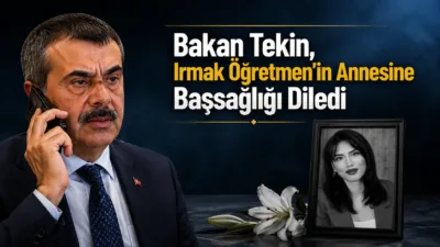 Millî Eğitim Bakanı Yusuf Tekin, Irmak Öğretmen'in vefatı sonrası annesi