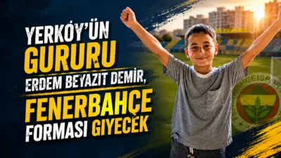 Yerköy'de yaşayan 2019 doğumlu Erdem Beyazıt Demir, Fenerbahçe Spor Kulübü'nün