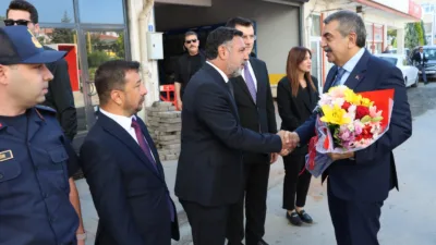 Milli Eğitim Bakanı Yusuf Tekin, Yerköy Belediye Başkanı Av. Fatih
