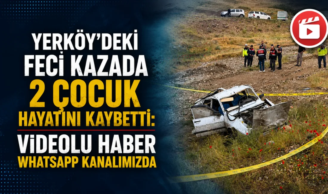Yerköy ilçesine bağlı Kördeve Köyü mevkiinde meydana gelen trafik kazasında