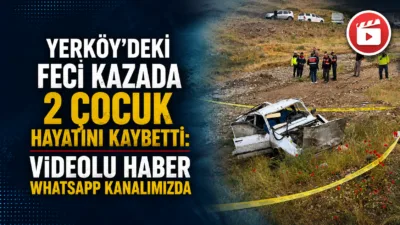 Yerköy ilçesine bağlı Kördeve Köyü mevkiinde meydana gelen trafik kazasında