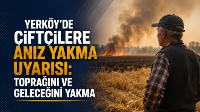 Yerköy İlçe Tarım ve Orman Müdürlüğü, anız yakmanın toprağa, çevreye